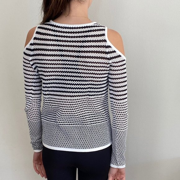 rag & bone Black White Knit Top Size XXS - Picture 3 of 3